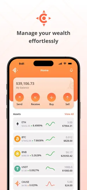Cause Wallet screenshot 3