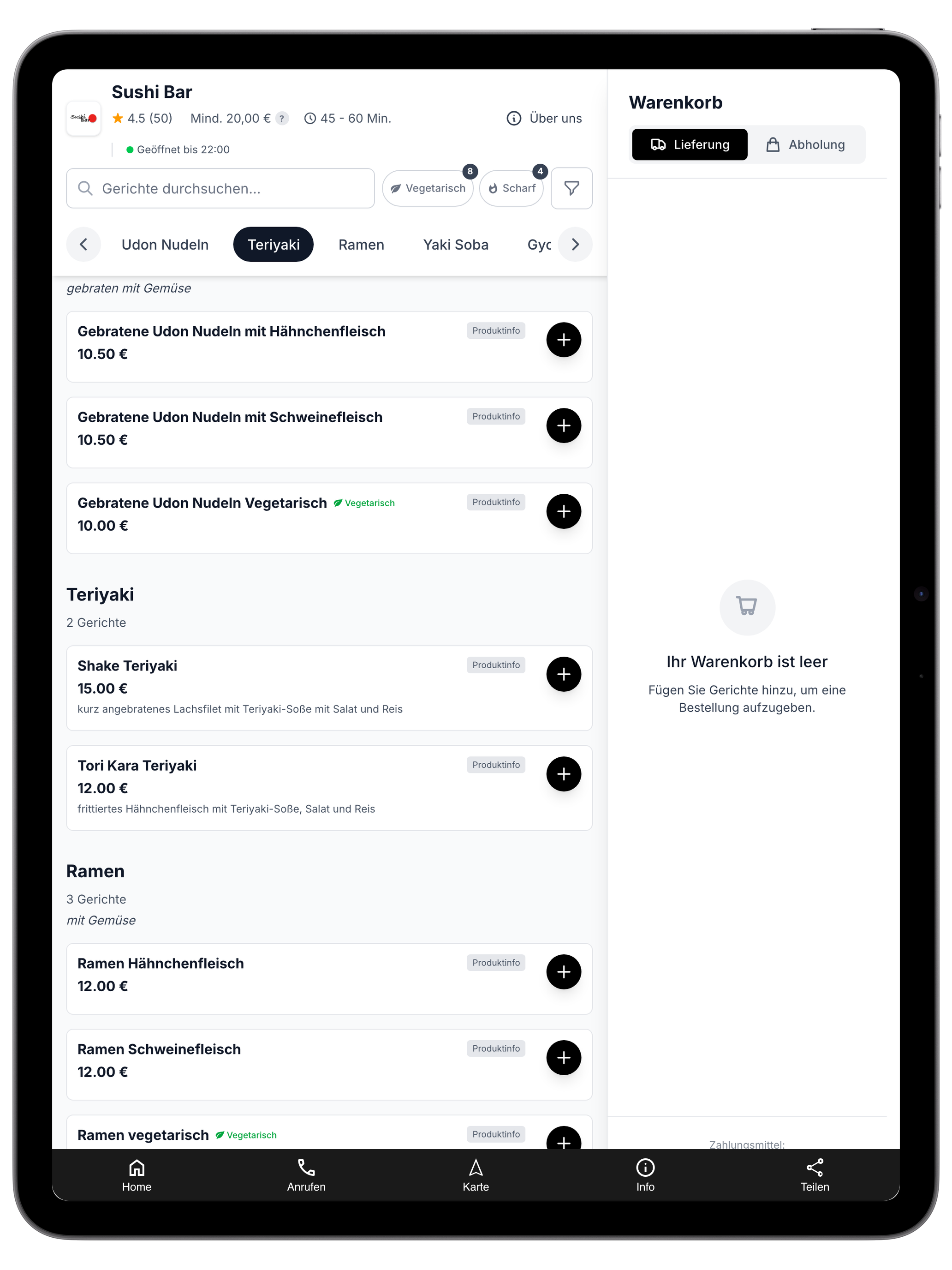 Sushi Bar App screenshot 6