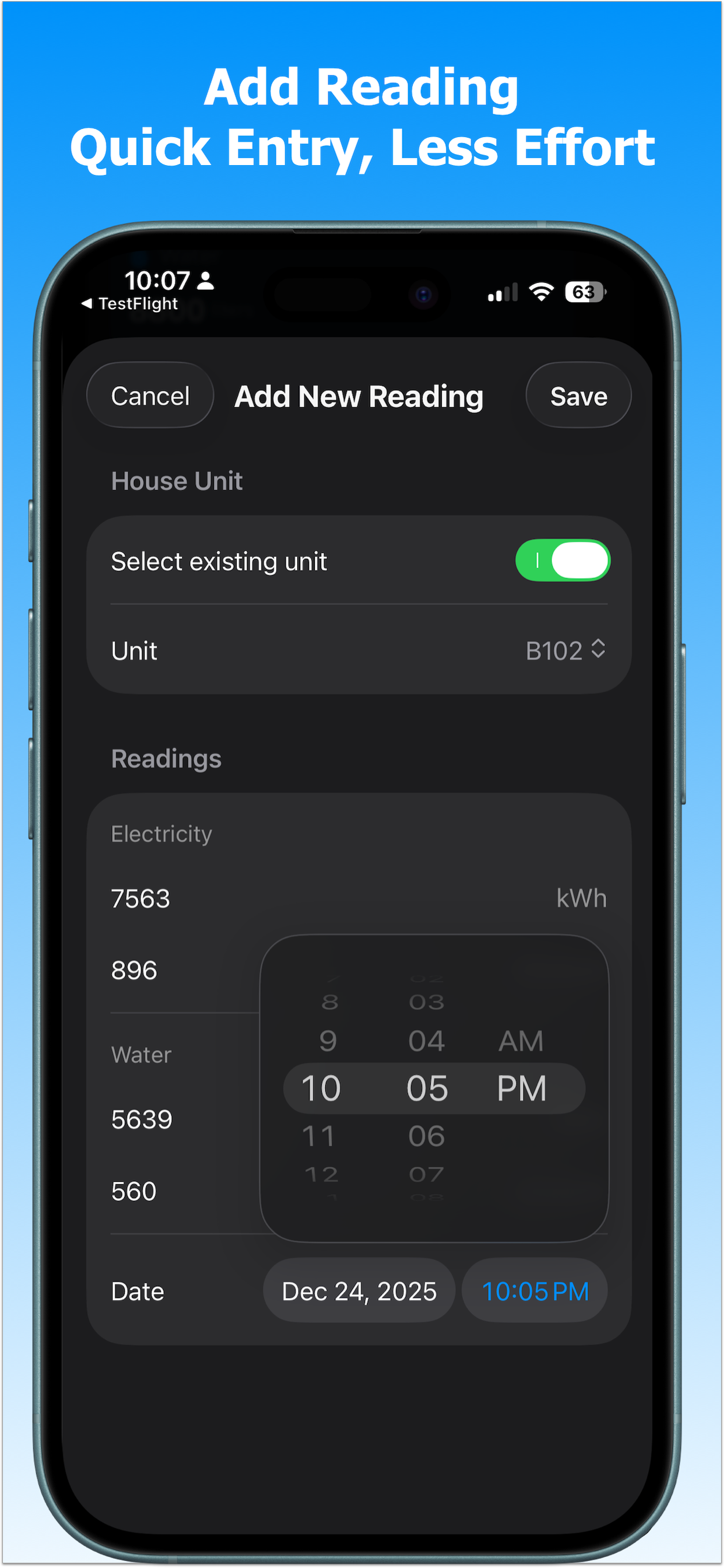 Utility Meters Tracker