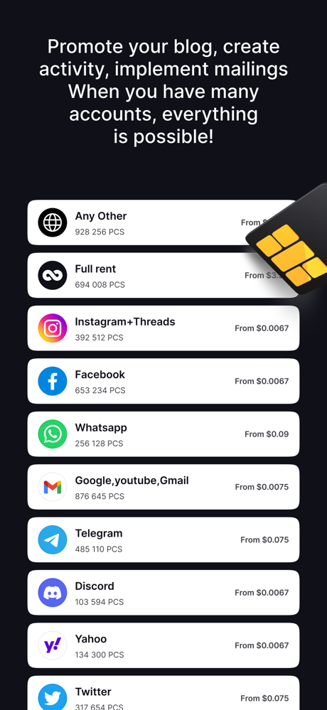 SMS-Activate—temporary numbers screenshot 4