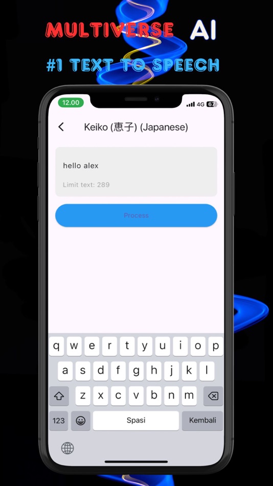 #2. Multiverse Ai - Text to speech (iOS) 由: Devita Ika Lestari