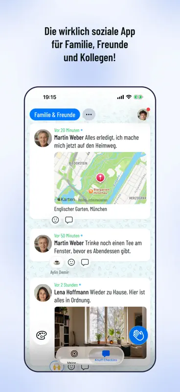 Knuff - Check-in und Chat screenshot 3 of 6