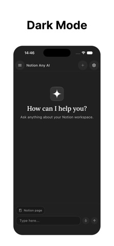 Any AI for Notion iPhone screenshot