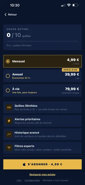 CardGoM: Card Deals Radar screenshot 1