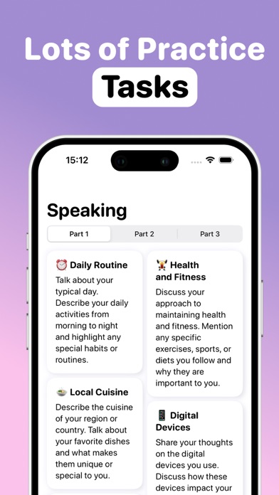 IELTS－Speaking・Writing・Reading Screenshot
