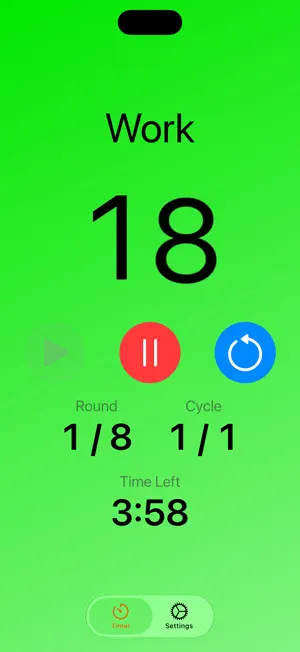 Tabatas Timer screenshot 2