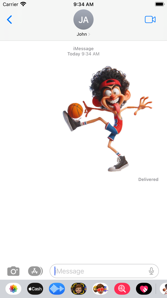 #4. Goofy Basketball Player (iOS) Podle: Paul Scott