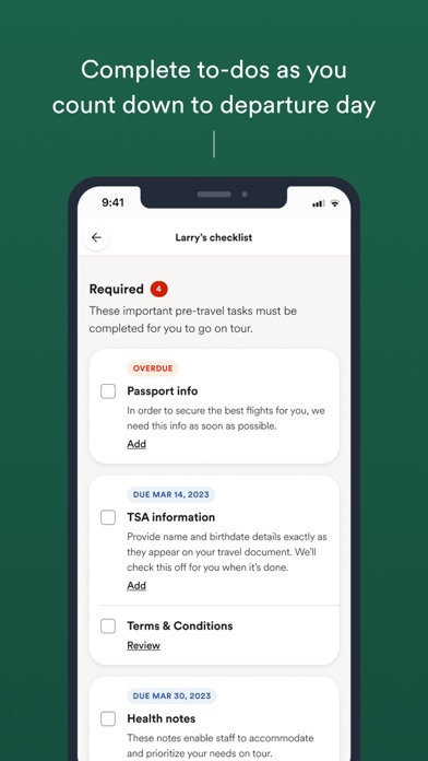 EF Go Ahead Tours Screenshot
