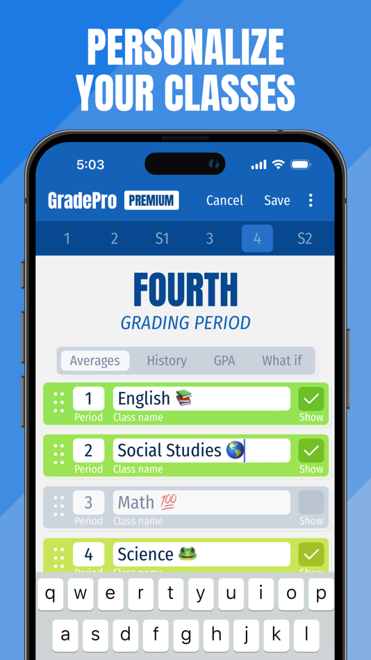 #7. GradePro for grades (iOS) 由: GradePro, Inc.