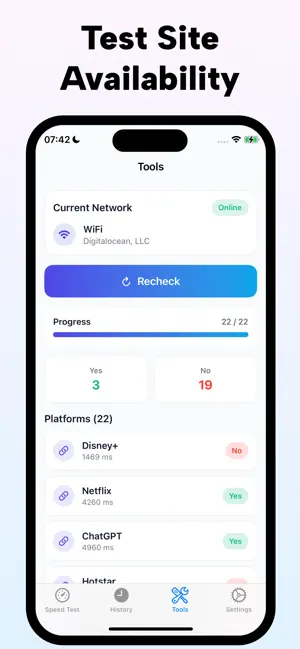 Speed Test - Network Master screenshot 2