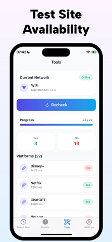 Speed Test - Network Master screenshot