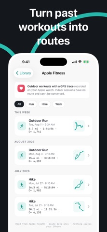 Trail Running & GPX: Ridge Screenshot 3 of 8