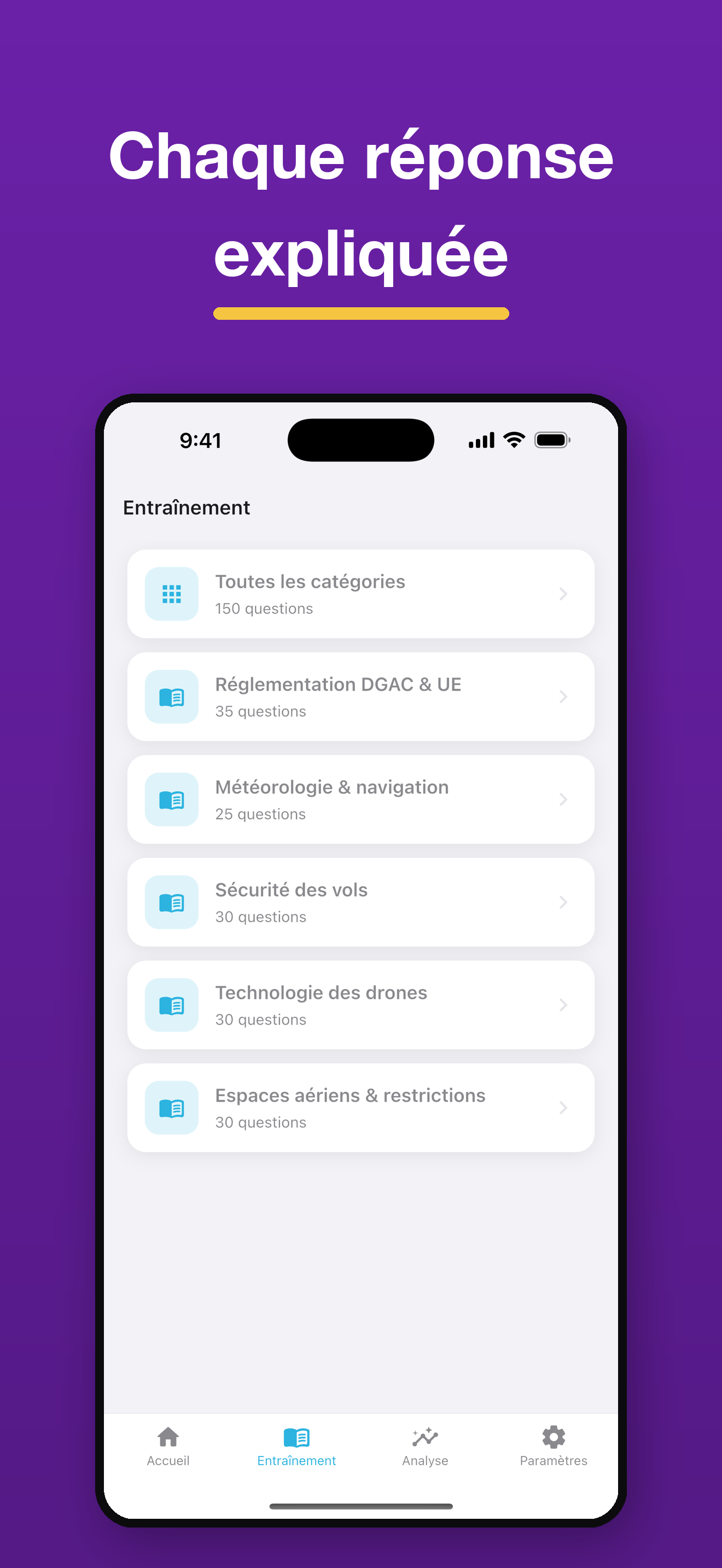 Pilote Drone Quiz screenshot 3