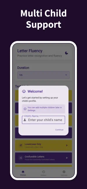 Letter Fluency App screenshot 1