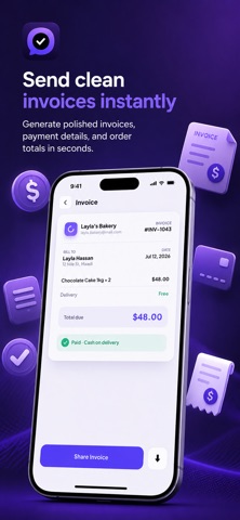 Ordava: Invoice & Order Maker — iOS screen 6