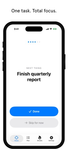 Next Thing: Daily Focus Screenshot 1 of 5