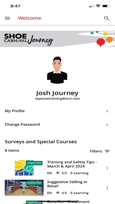 Shoe Carnival Journey Screenshot