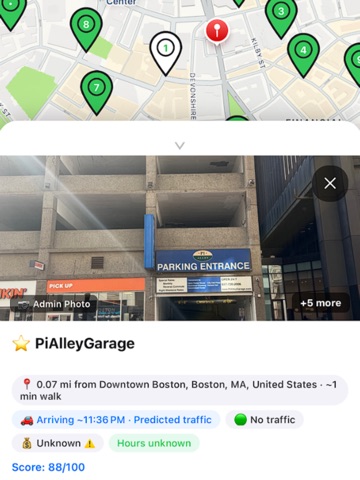 END2END Smart Parking iPad screenshot