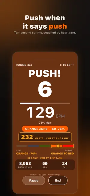 ZoneCycle: HIIT Bike Trainer screenshot 1