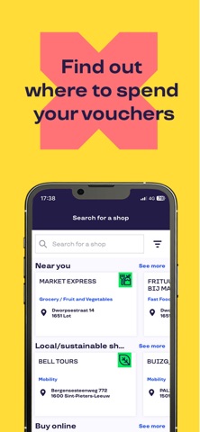 Pluxee BE App Store preview screenshot 2