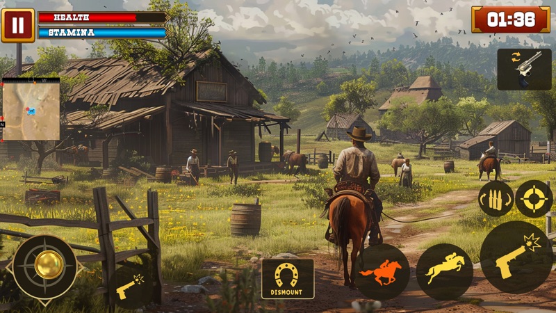 Juego de vaquero occidental screenshot 3