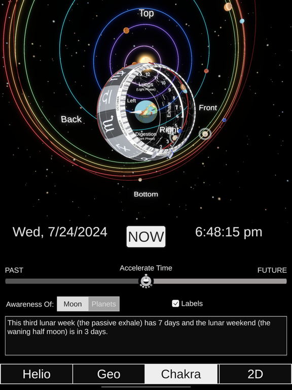 Monad Calendar Clock iPad app afbeelding 7
