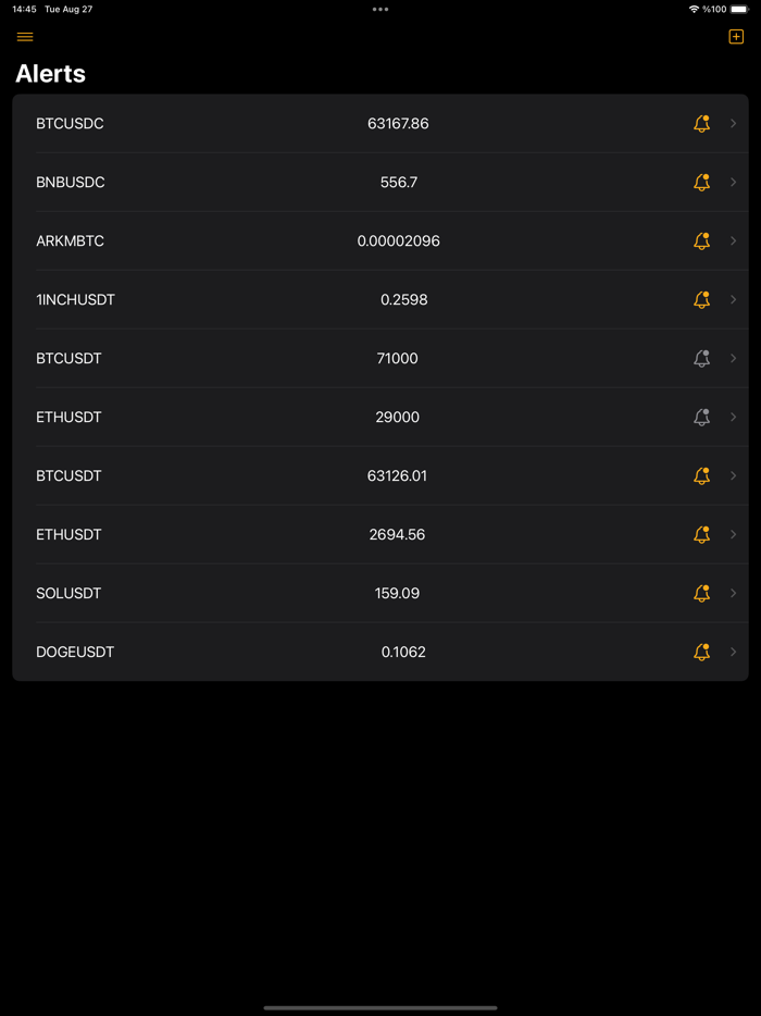 CoinAlert - Crypto Price Alert