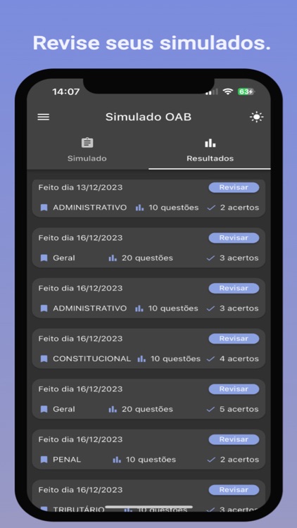 Simulado OAB 2025 screenshot-4