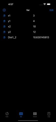 iCalcline iPhone screenshot