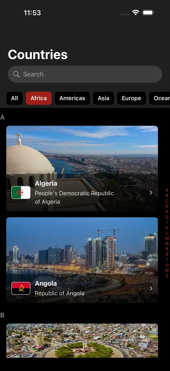 Screenshot #1 pour Countries of World