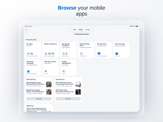 Screenshot #6 pour SAP Mobile Start