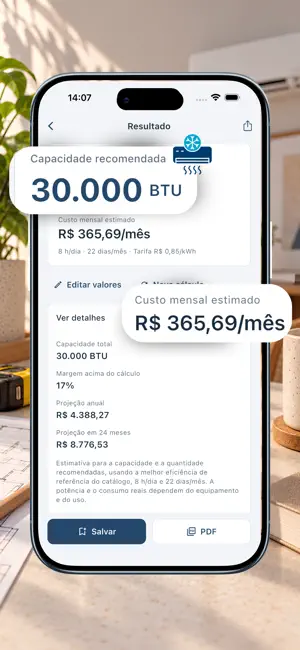 Calculadora de BTU screenshot 3