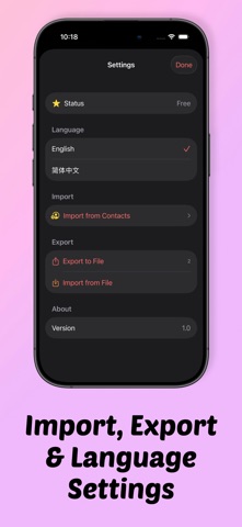 Lunar Birthday Reminder iPhone screenshot