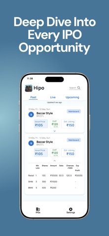 Hipo: Your IPO Allotment Guide iPhone screenshot