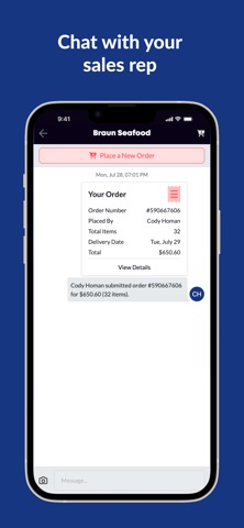 Braun Seafood iPhone screenshot