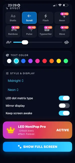 LED NoniPop screenshot 2