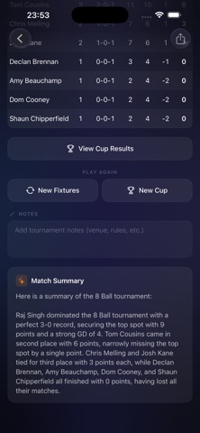 ScoreTable - Tournaments Screenshot 2 of 10