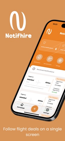 Notifhire - Flight Tracker Screenshot 1 of 6