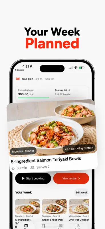 Chow: Meal Planner & Groceries screenshot 2 of 6