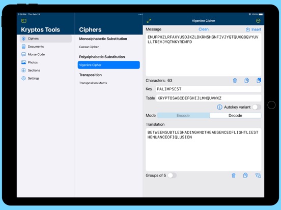 Screenshot #5 pour Kryptos Tools