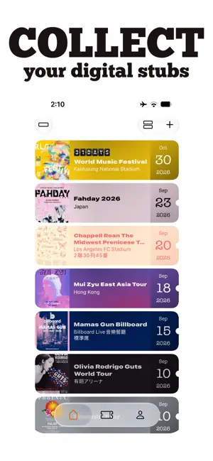 NEXFES - Concert Journal & Log screenshot 2