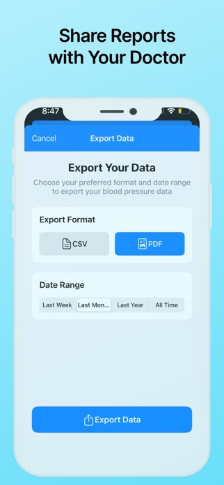 PulseBP: Track & Record Daily Screenshot 3 of 4