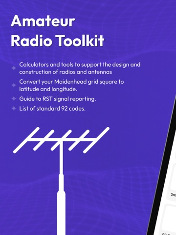 Amateur Radio Toolkit 2025 iPad screenshot