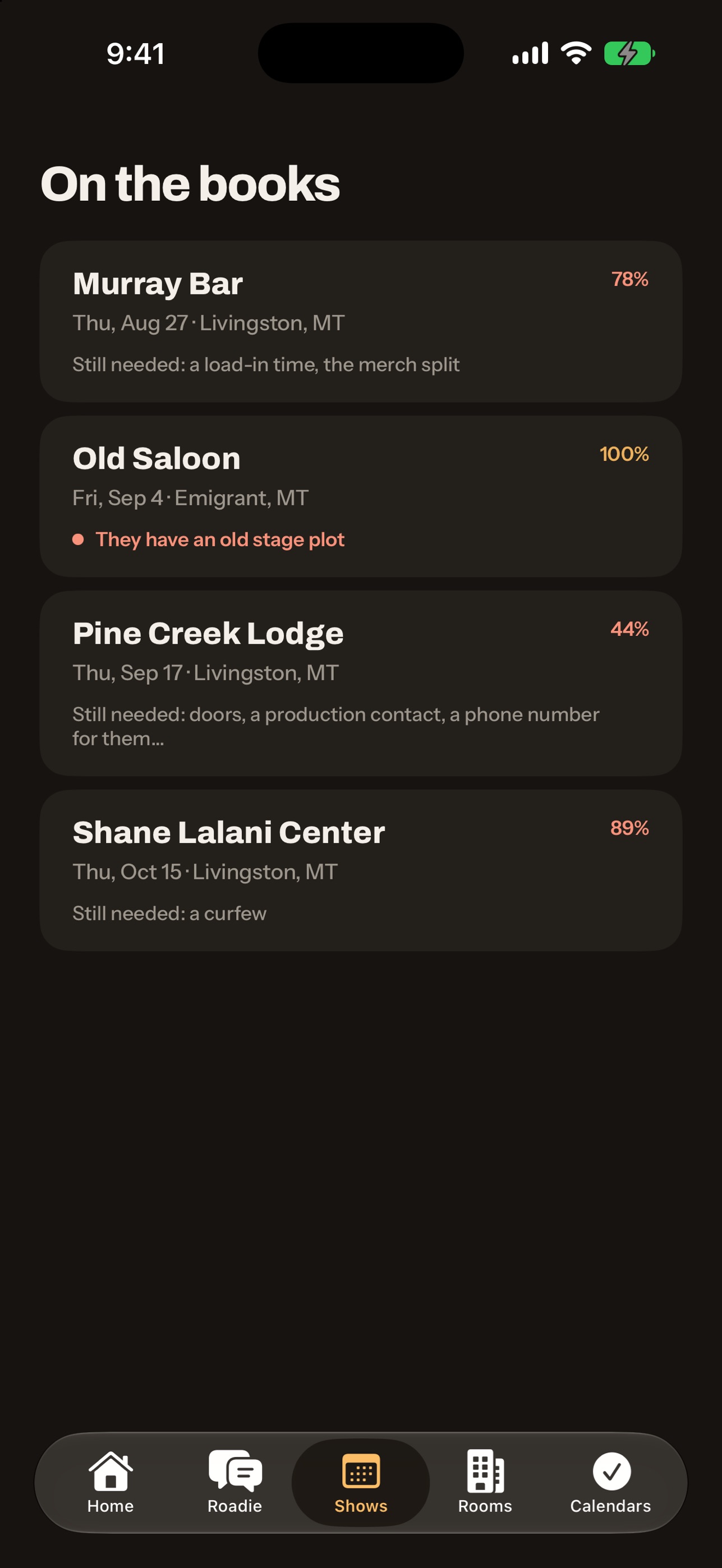 Screenshot 2 of Sonic Bloom: Gig Manager