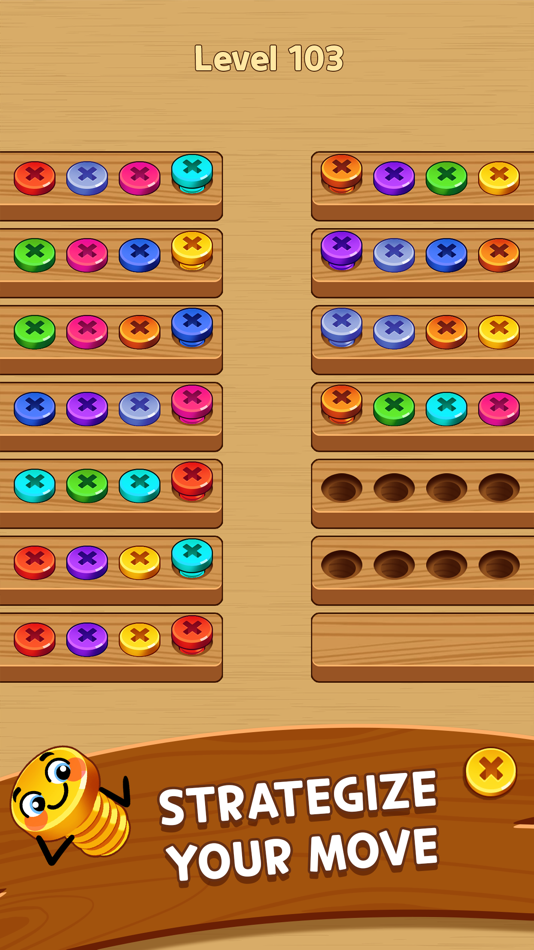 #3. Wood Screw: Color Sort Puzzle (iOS) 由: WingsMob Global Ltd.