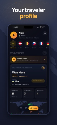 Was Here: Scratch Travel Map Screenshot 6 of 7