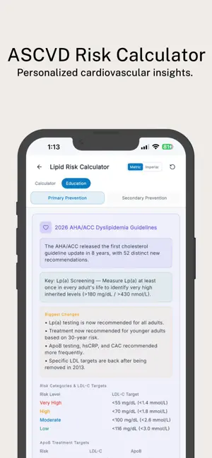 Lipid Predictor Clinician screenshot 4
