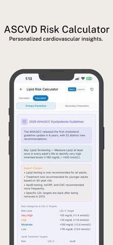 Lipid Predictor Clinician Screenshot 4 of 5