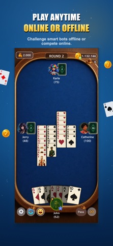 Sevens - Classic Card Game iPhone screenshot
