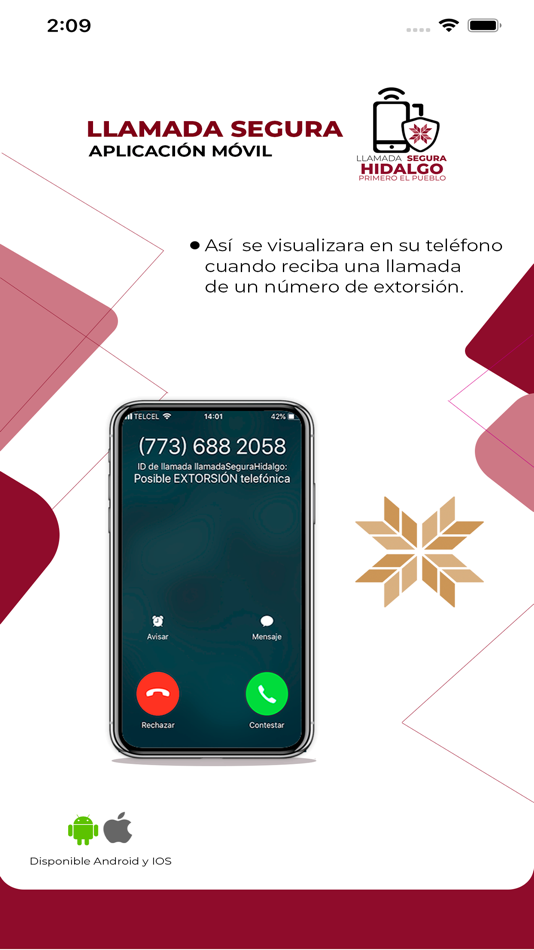 #4. LLamada Segura Hidalgo (iOS) 由: Gobierno del Estado de Hidalgo